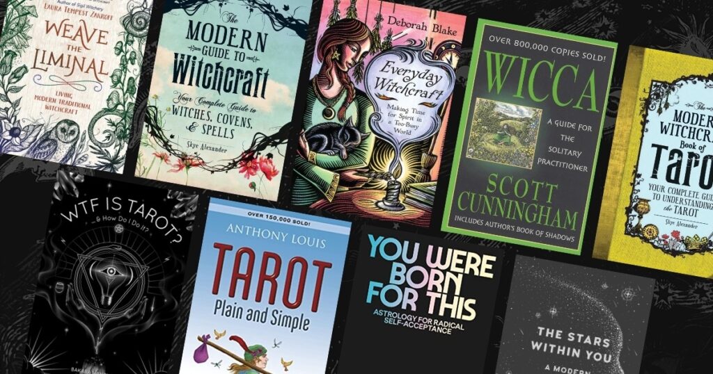 recommended books for beginner tarot astrology witchcraft