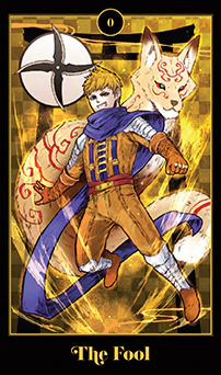 anime tarot deck and guidebook the fool card