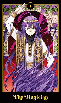 anime tarot deck and guidebook the the magician card