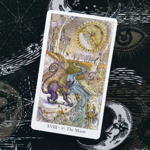 A photo of The Moon from the Paulina Tarot