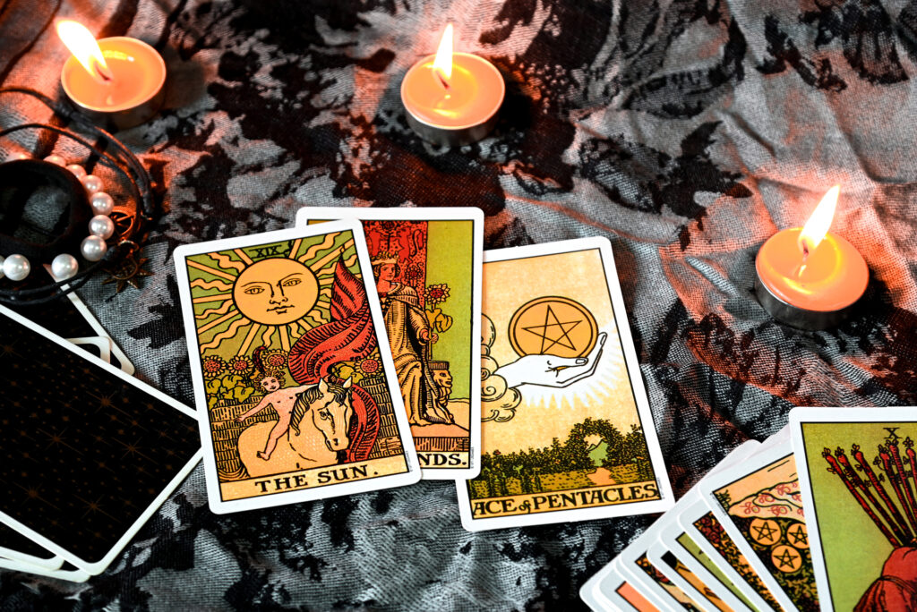 photo of tarot cards