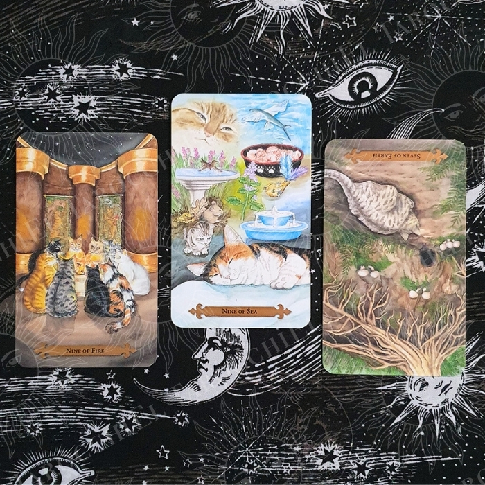 A photo of tarot reading Breath of Sekhmet by El Tarocchi