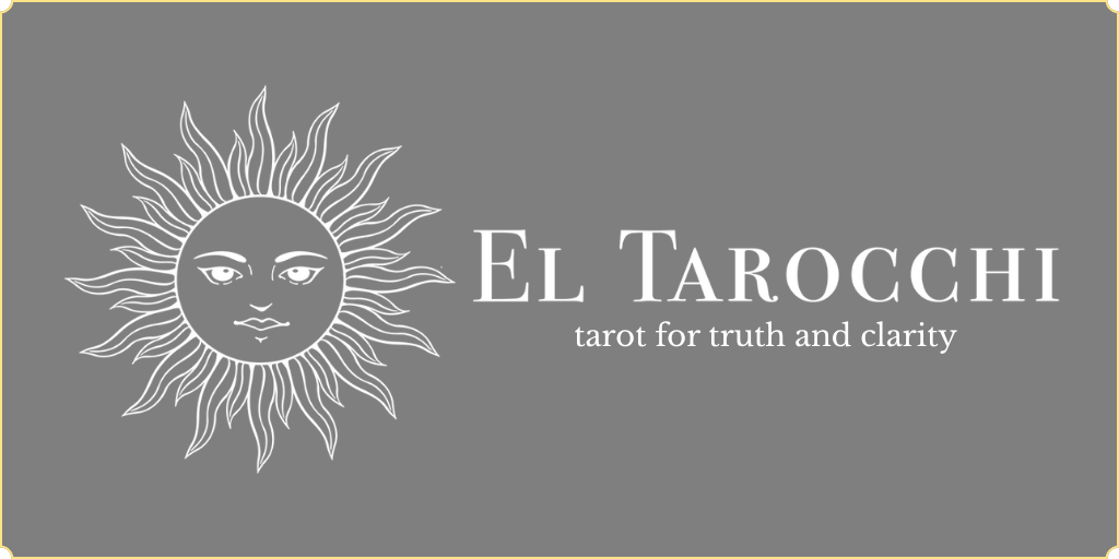 el tarocchi logo and tagline