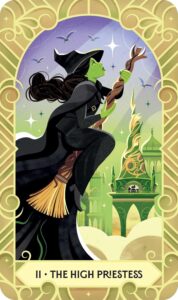 the high priestess from the wicked tarot
