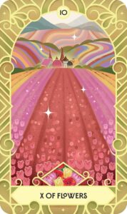 x of flowers from the wicked tarot